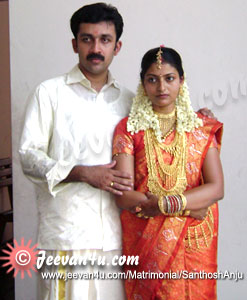 Santhosh Anju Marriage Photos